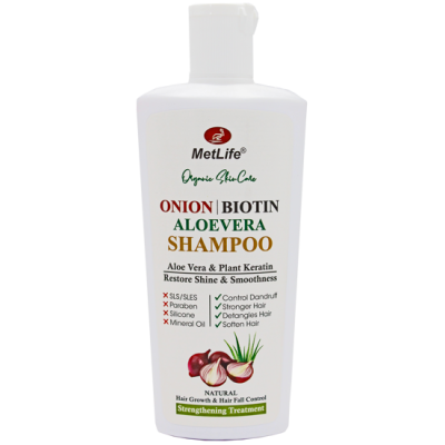 Onion Biotin Shampoo - Natural Hair Care (400ml)